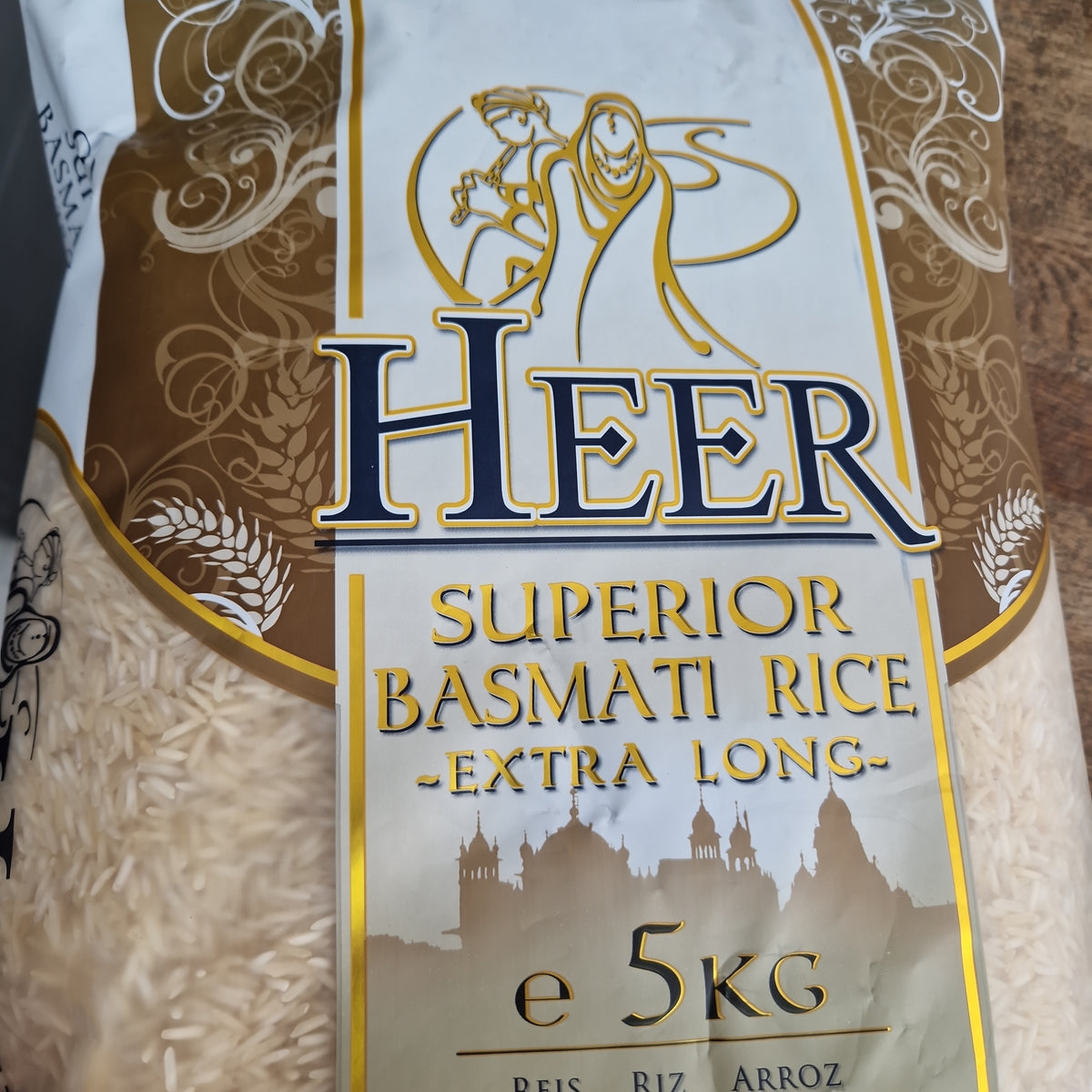 Heer Extra long Basmati Rice 5kg Bharat Online