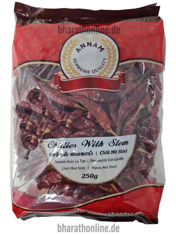 annam Dried Red Chillies 250 gms