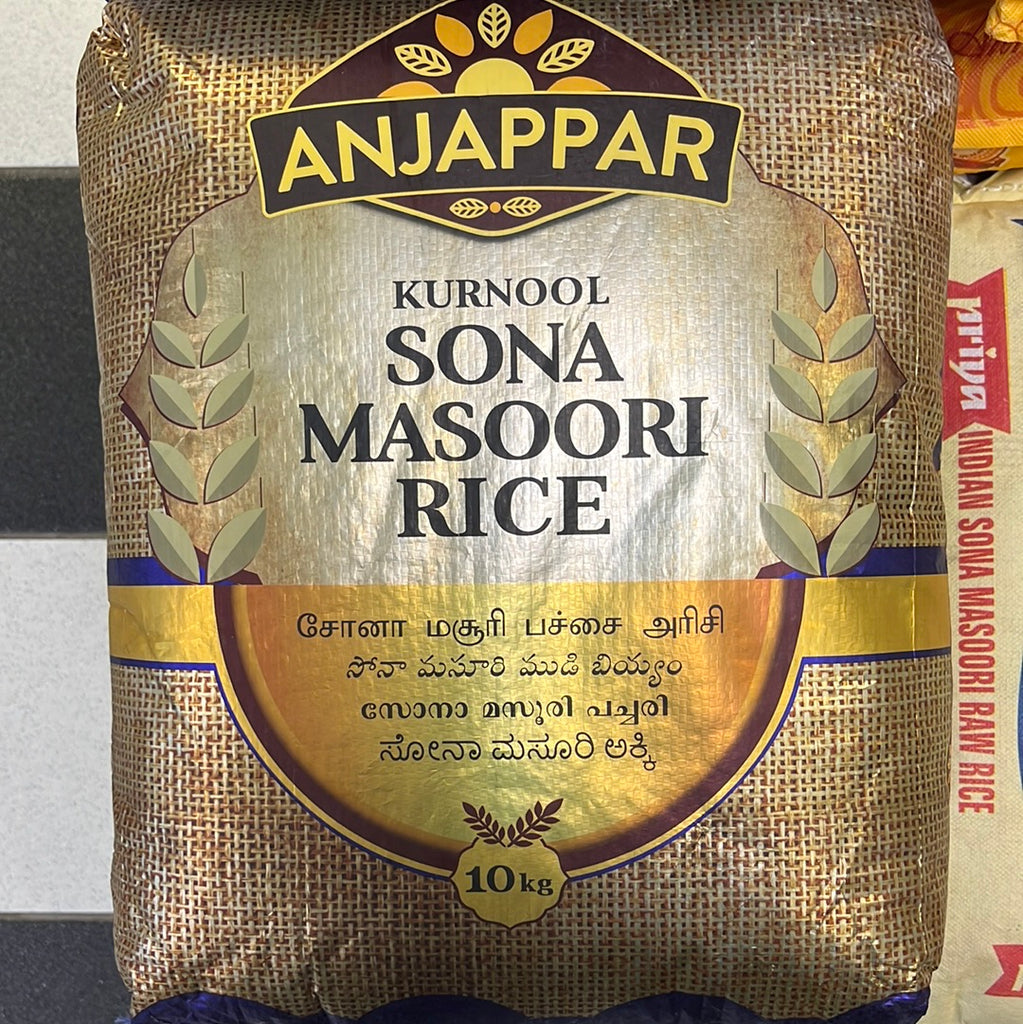 Mhasur Rice Anjappar Sona Masuri Rice 10kg – Bharat Online