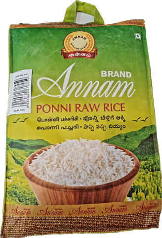 Annam Ponni Raw Rice 10Kg