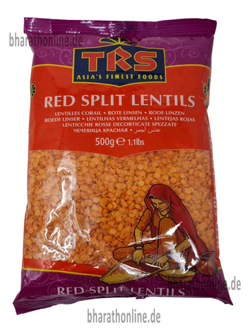 TRS/Heera Red Split Lentils Dal  500g